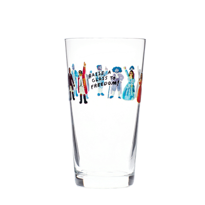 Hamilton Raise A Glass To Freedom Pint Glass 19.7oz