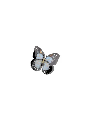 Mini Monarch Butterfly Claw Hair Clip Baby Blue