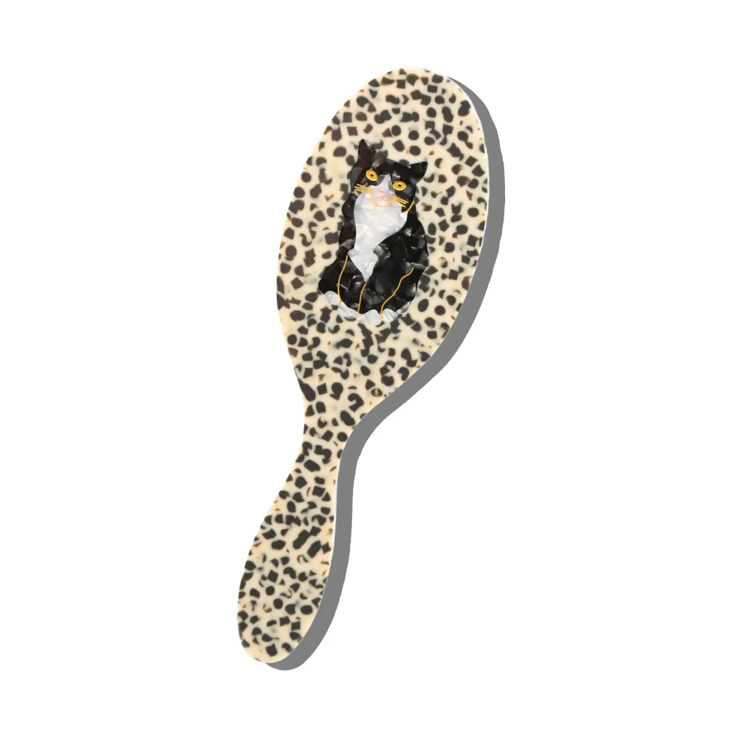 Tuxedo Cat Amazing Hair Day Brush