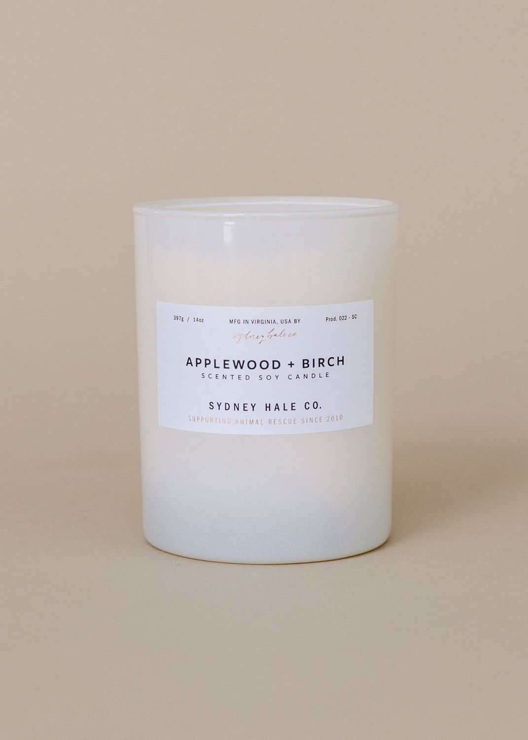 Applewood + Birch Candle