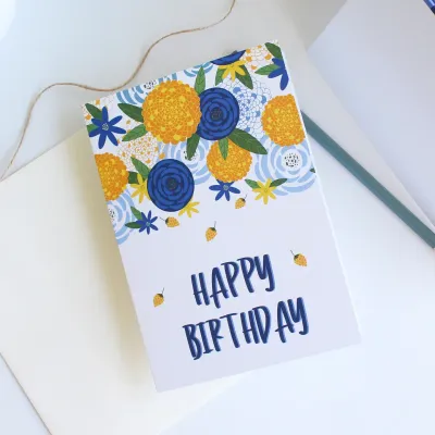 Floral Birthday Cards | Birthday Greeting Cards For Her