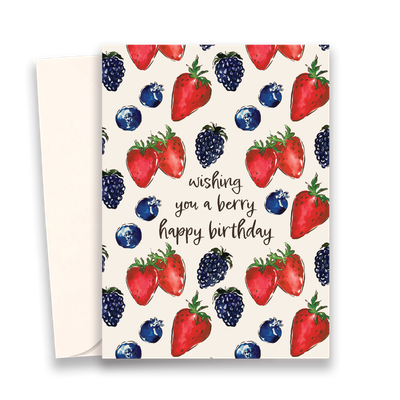 Berry Happy Birthday | Summer Birthday Greeting Cards