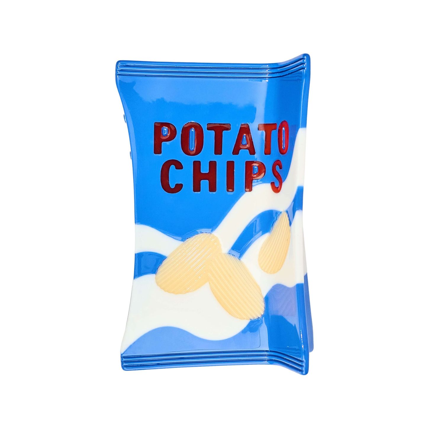 Large Potato Chip Bag Hair Claw Clip