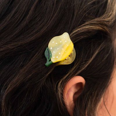 Mini Lemonade Pitcher Hair Claw Clip