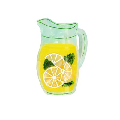 Large Lemonade Pitcher Hair Claw Clip
