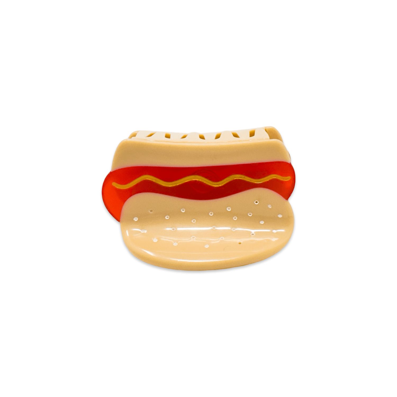 Mini Corn Dog Hair Claw Clip