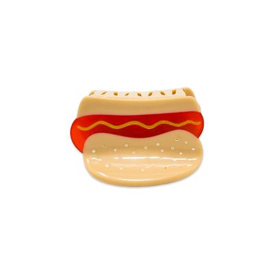 Mini Corn Dog Hair Claw Clip