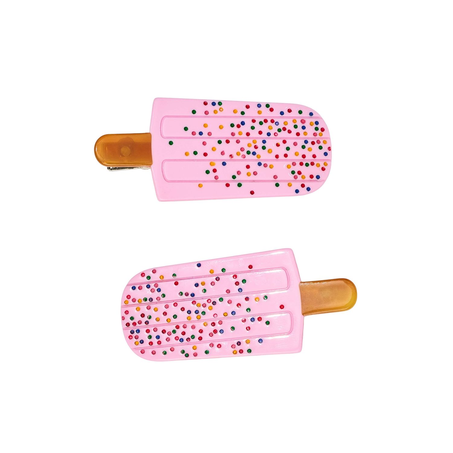 Popsicle Alligator Hair Clip Set