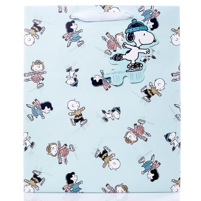 Peanuts® Skating Holiday Large Gift Bag