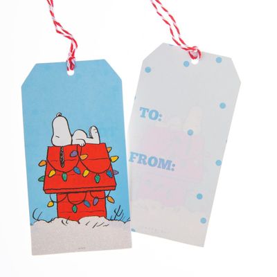 Peanuts® Holiday Gift Tags