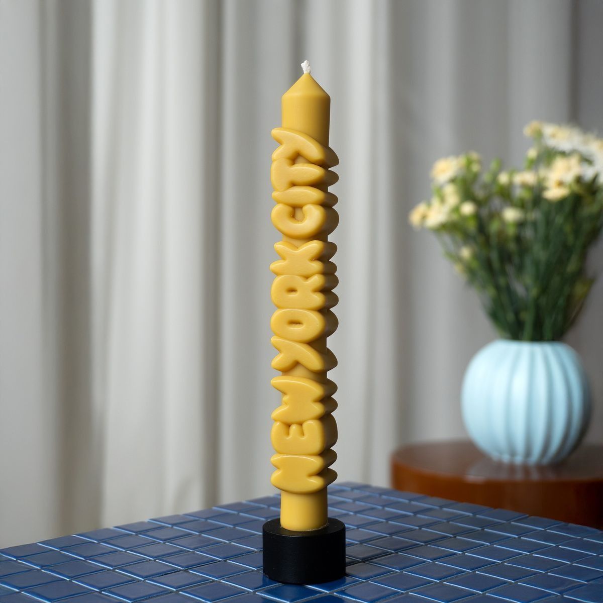 New York City Taper Candle