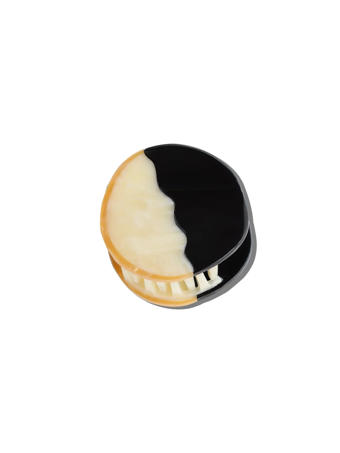 Black and White Cookie Claw Hair Clip