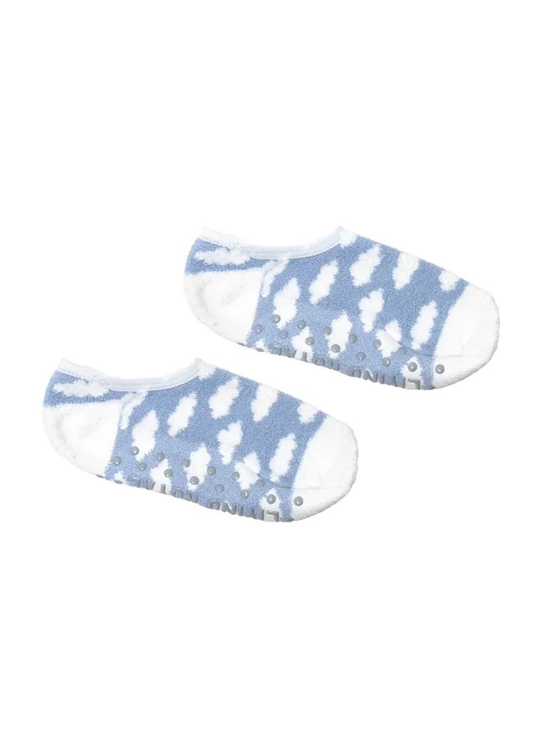 Clouds Fuzzy Slipper Sock (Women's 5 - 12)