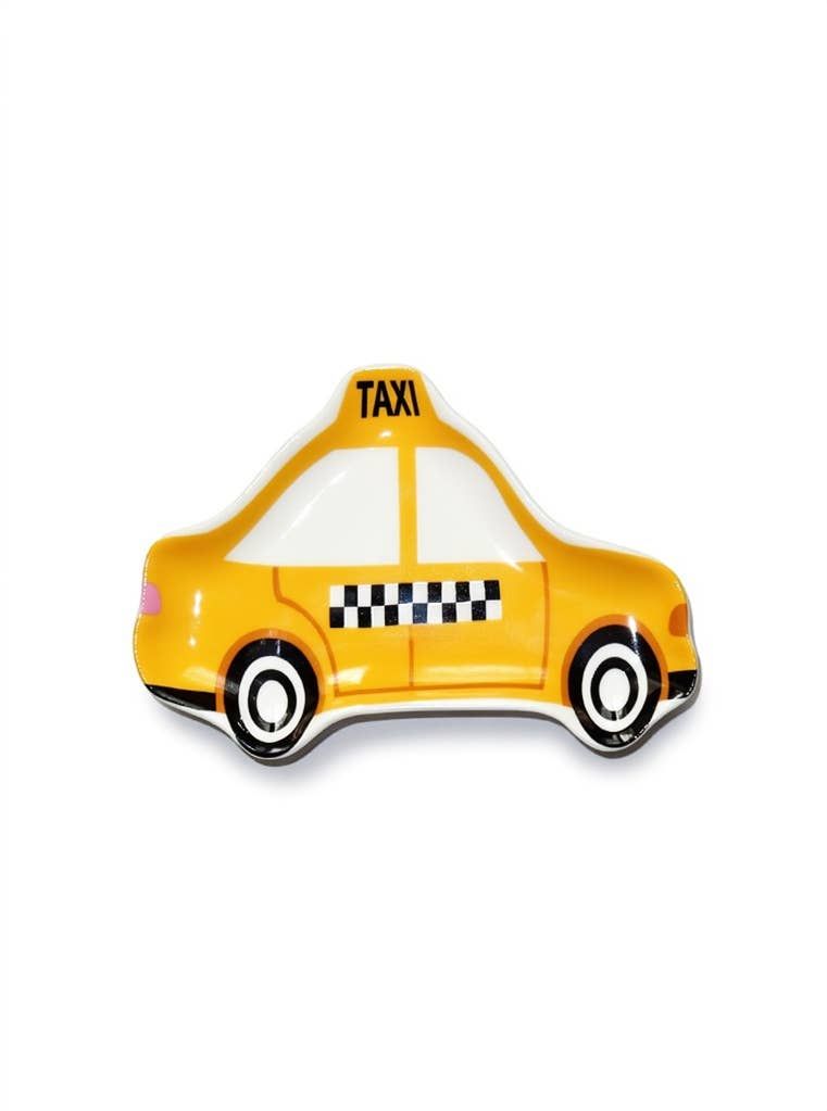 Ceramic Trinket Tray Taxi