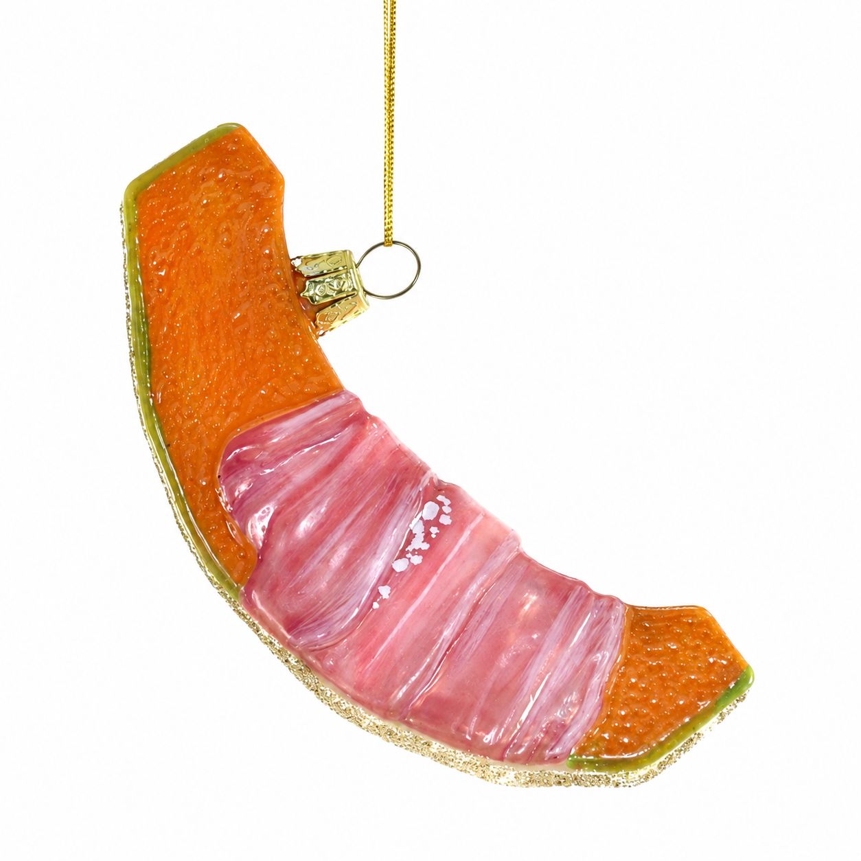 Prosciutto Wrapped Melon Ornament