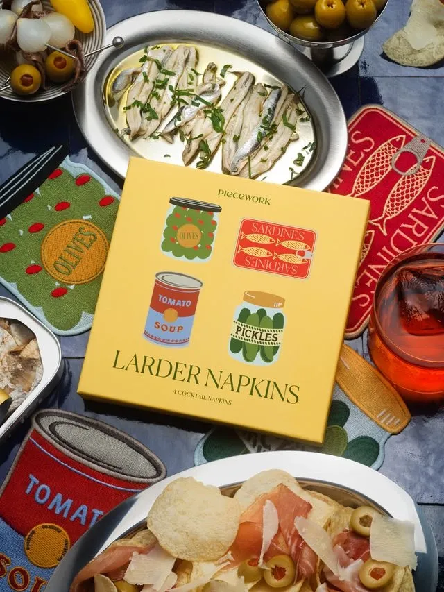 Larder Cocktail Napkins Set of 4