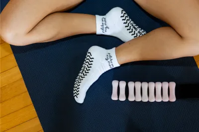 Bottom Grip Ankle Socks On My Mind