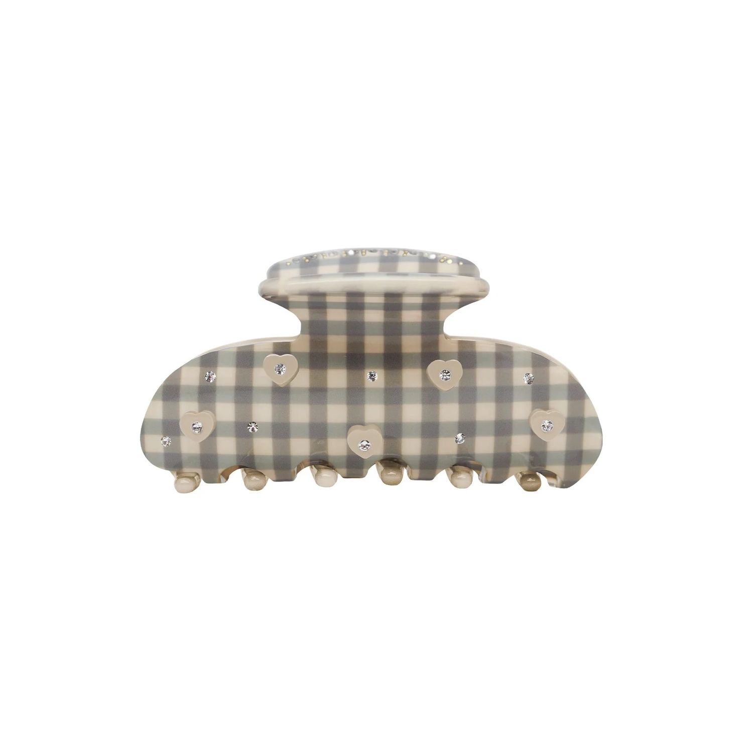 Sweetheart Clip in Cozy Cloud Gingham