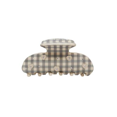 Sweetheart Clip in Cozy Cloud Gingham