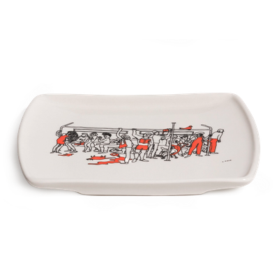 Liana Finck Subway Ride Tray (8"x6")