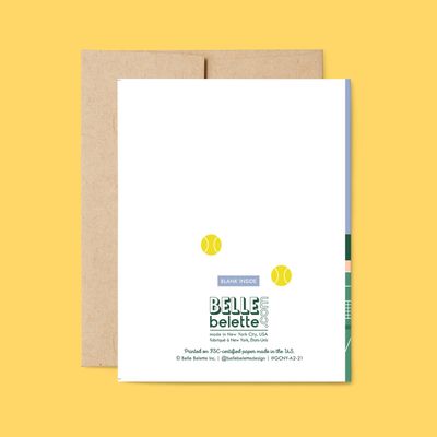 Grand Slam - Nyc Tennis Birthday Card
