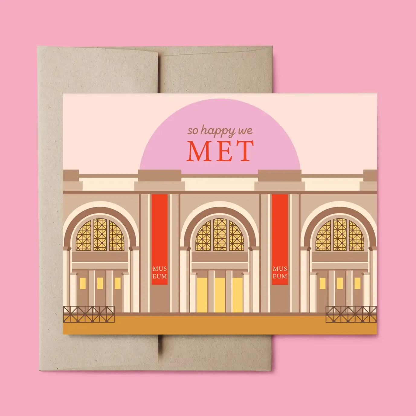 So Happy We Met Nyc Museum Love &amp; Friendship Card