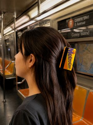 EMS  Metro Card Hair Claws