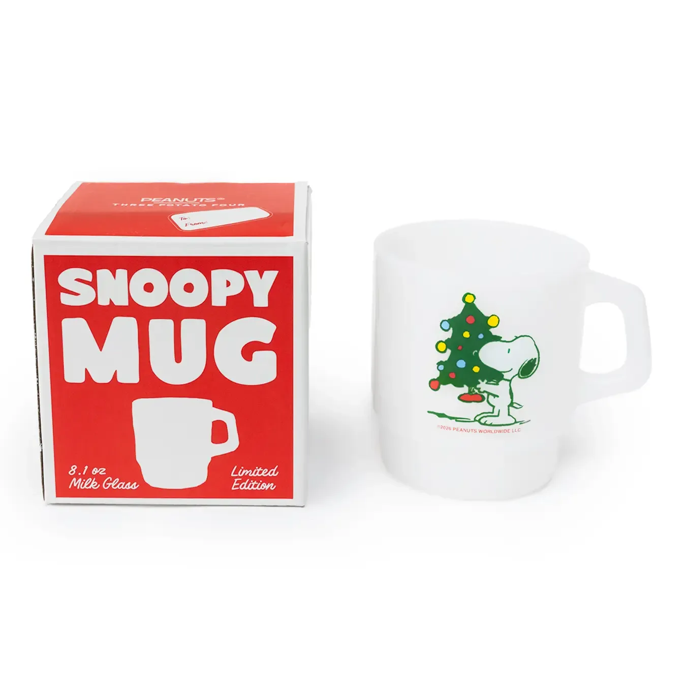 3P4 X Peanuts® Christmas - Snoopy Christmas Tree Mug