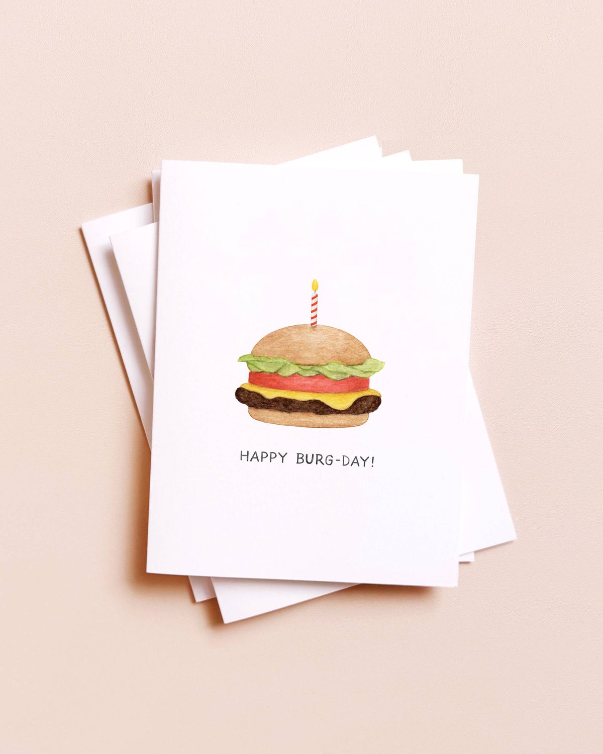 Happy Burger Day — Funny Fast Food Lovers Birthday Card