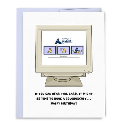 Hear This Card, Time for a Colonoscopy Birthday Card