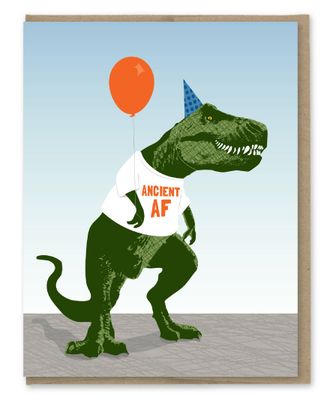Ancient Af Birthday Card