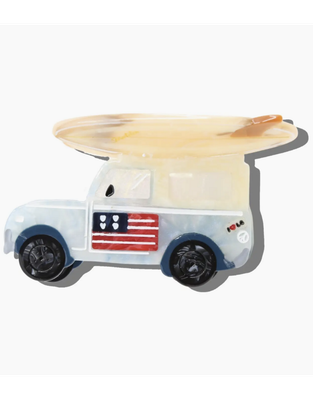 Americana Surf Car Claw Hair Clip