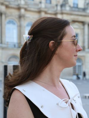 Martini Claw Hair Clip