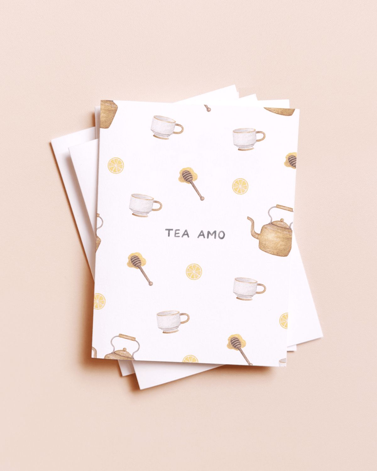 Tea Amo — Spanish Pun Love Card