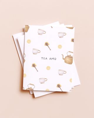 Tea Amo — Spanish Pun Love Card