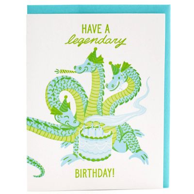 Party Hydra Birthday Card