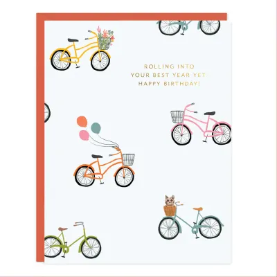 Bike Birthday Greeting Card