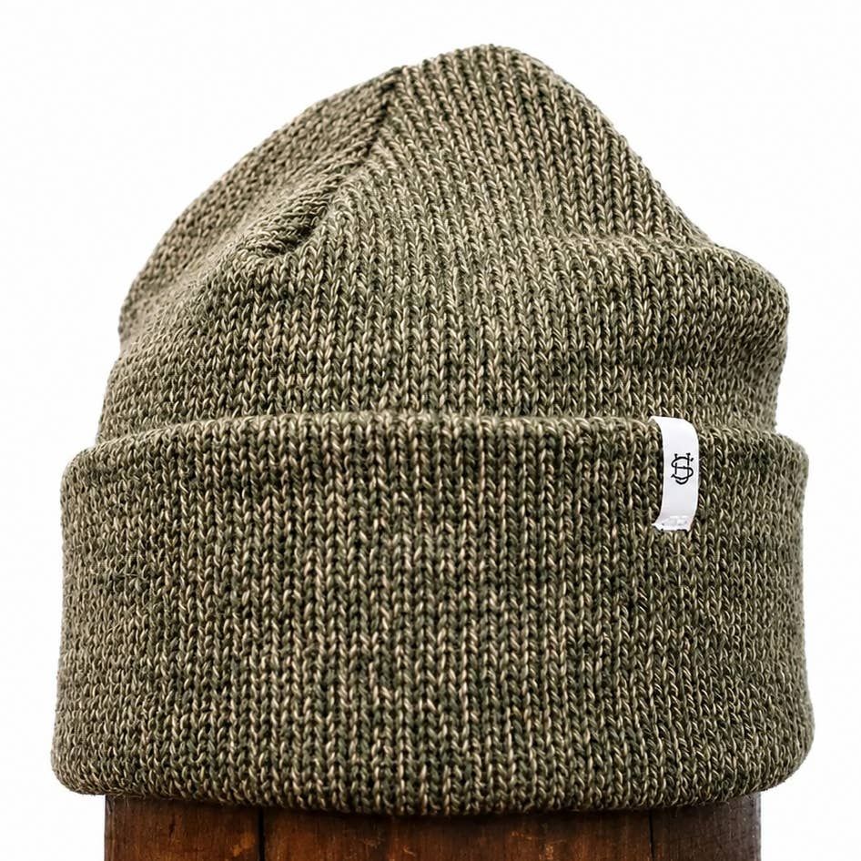 Upcycled Wool Light Jungle Melange Ragg Beanie