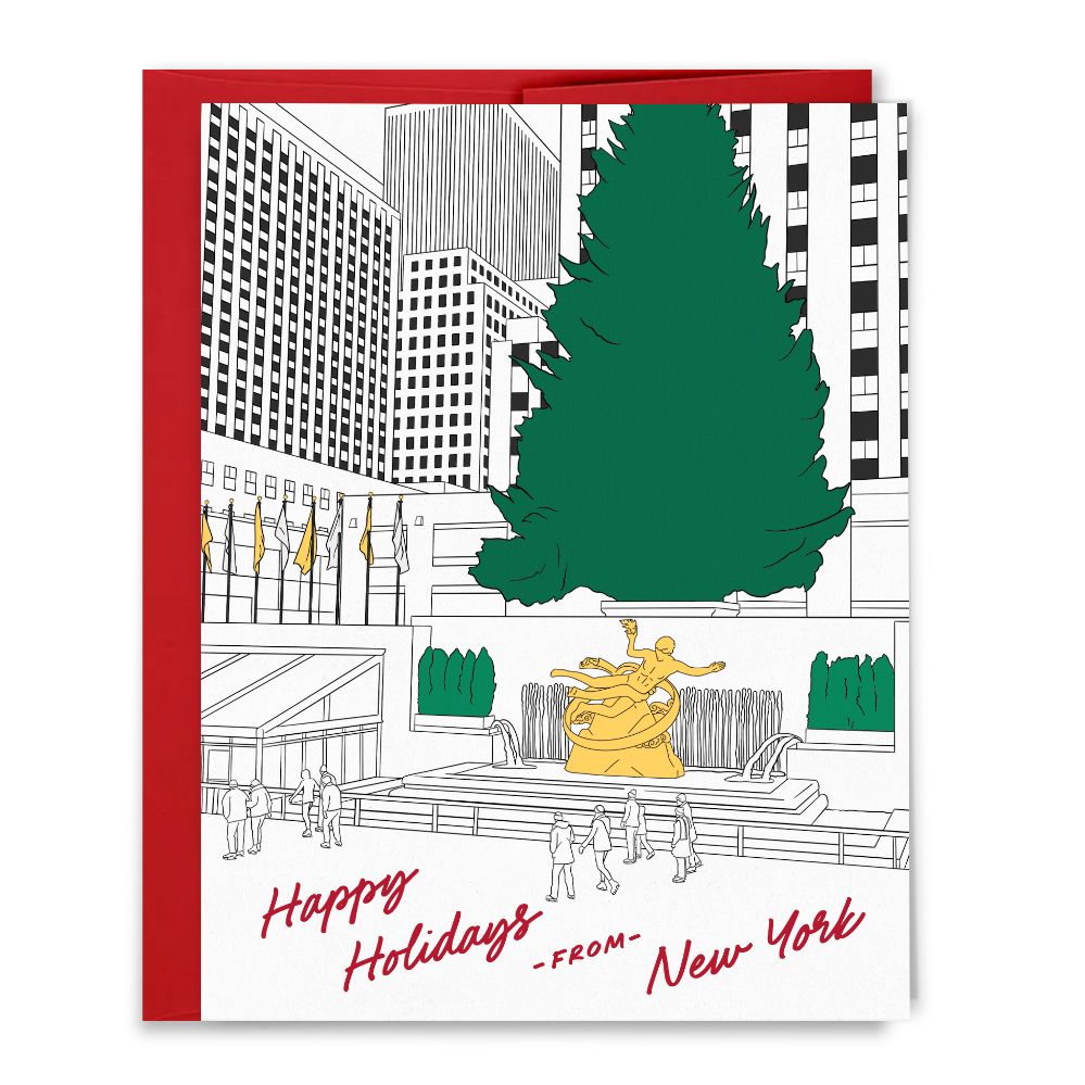 Happy Holidays from New York Card