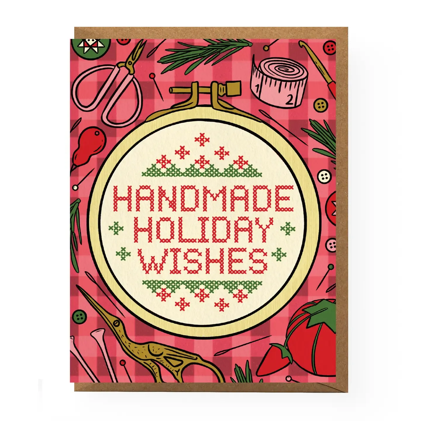 Handmade Holiday Wishes Card