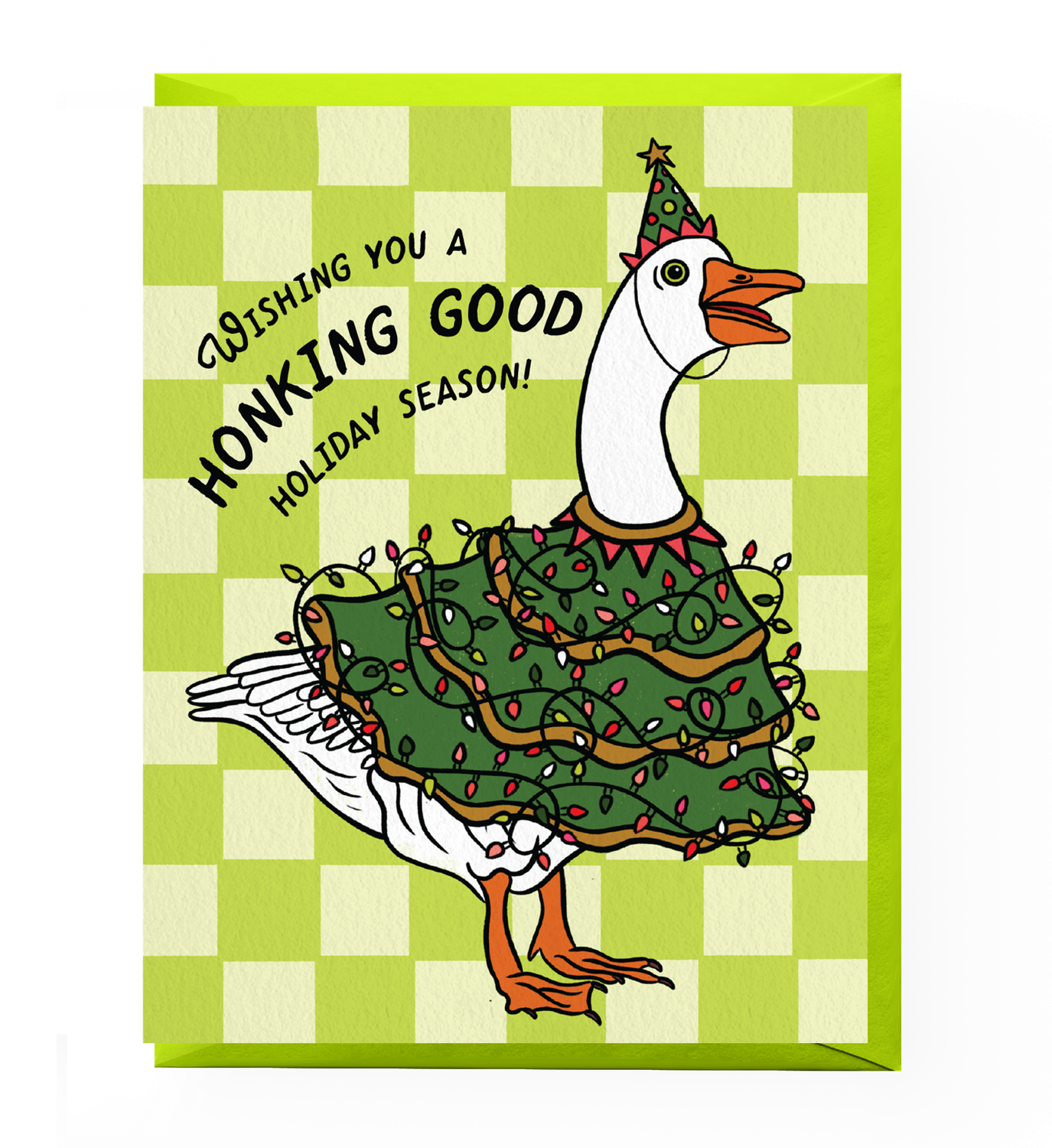 Porch Goose Holiday Card