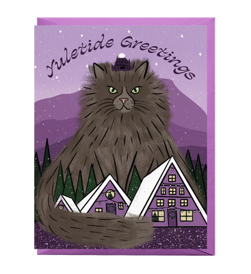 Yule Cat Holiday Card