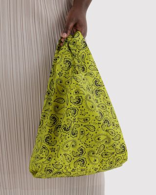 Reusable Bag Baby Chartreuse Paisley