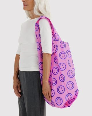 Reusable Bag Big Pop Pink Happy