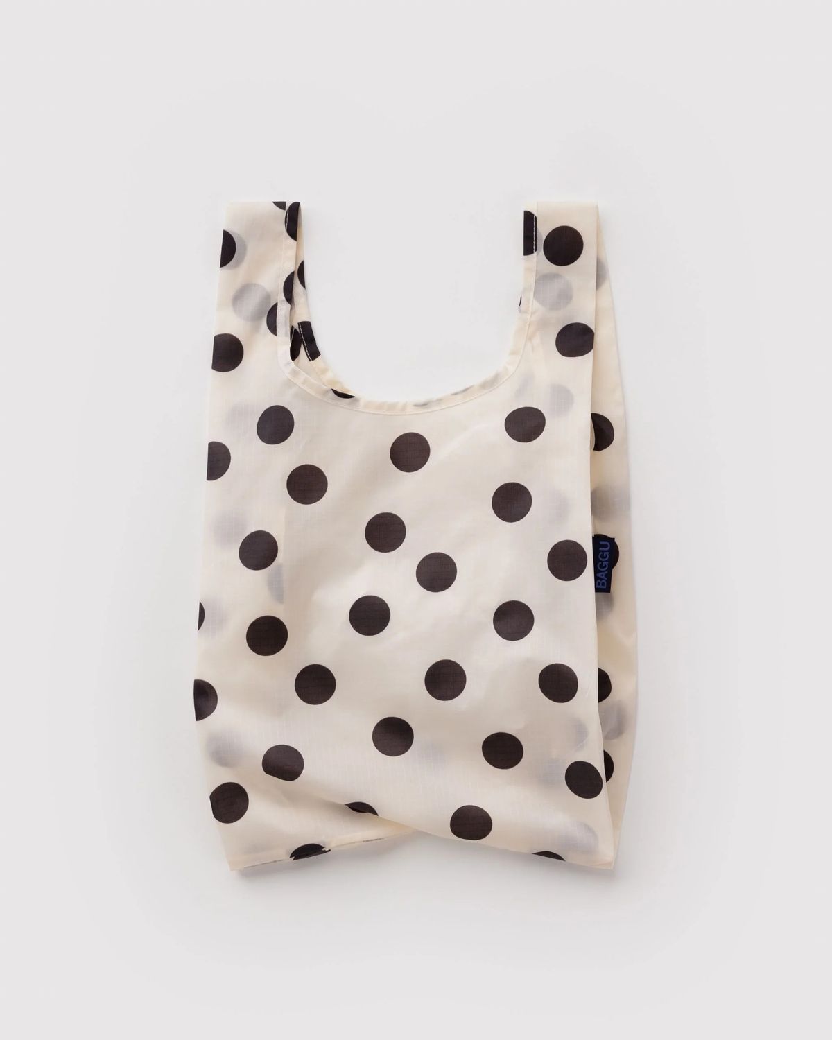 Reusable Bag Baby Cream and Black Polka Dot