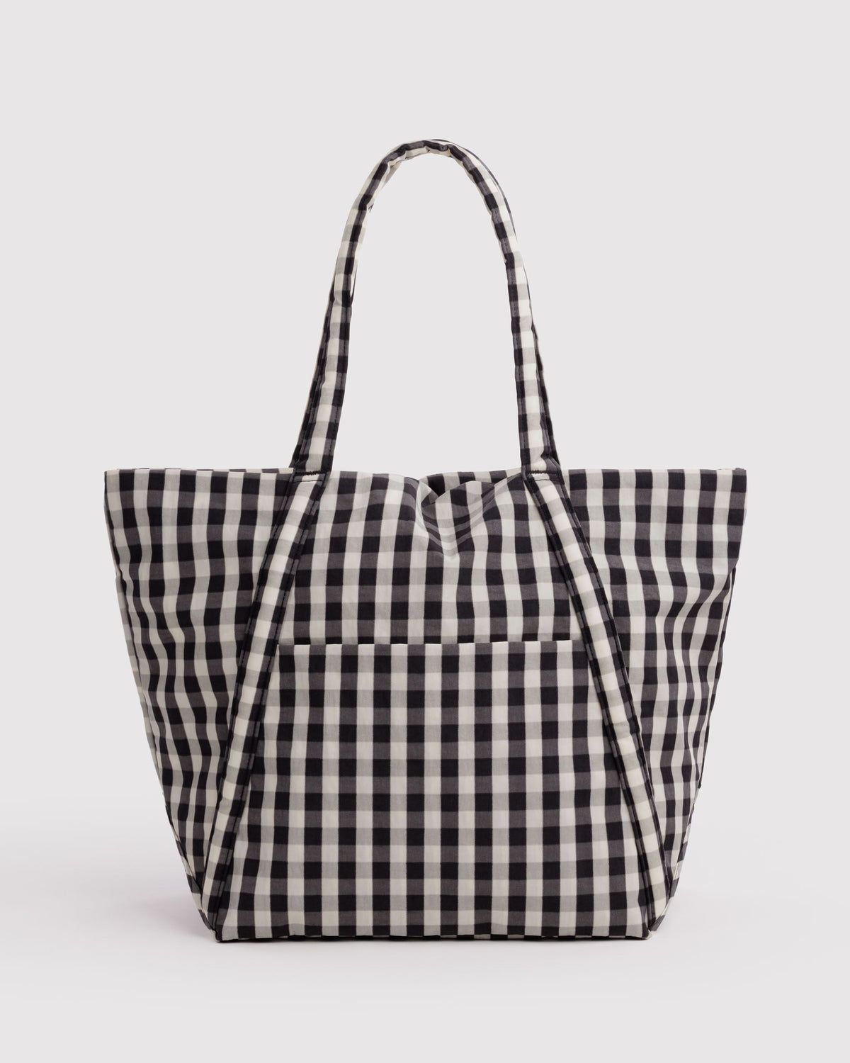 Cloud Bag Black &amp; Cream Gingham