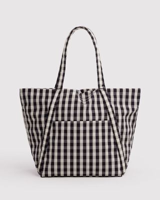 Cloud Bag Black &amp; Cream Gingham