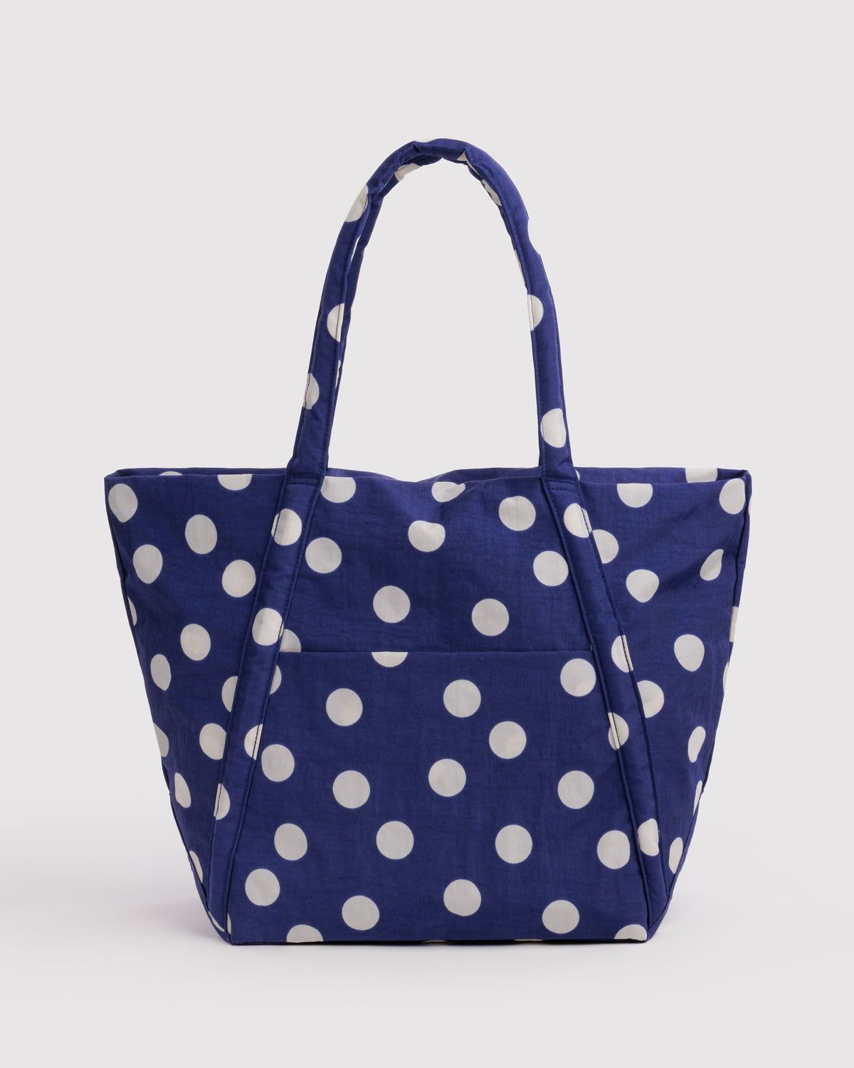 Cloud Bag Navy &amp; Cream Polka Dot