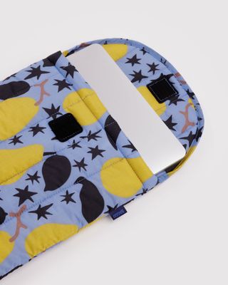 Puffy Laptop Sleeve Golden Pears 13"/14"