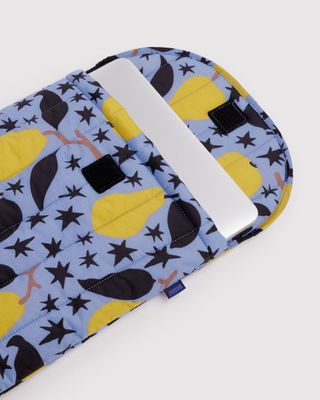 Puffy Laptop Sleeve Golden Pears 16"